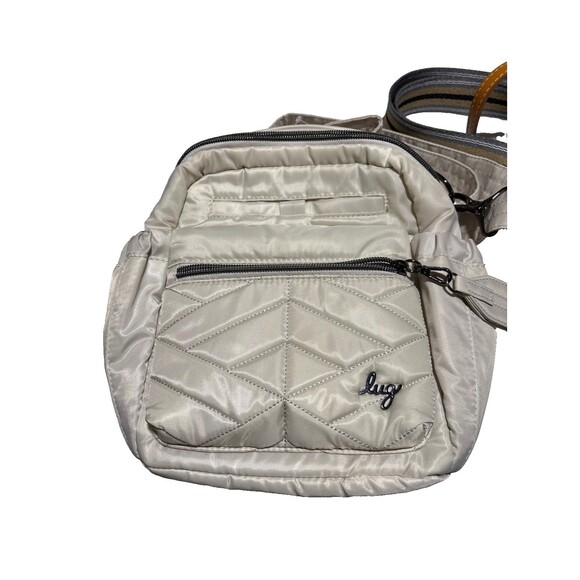Lug Alpine Crossbody Women’s Bag with Adjust Strap and Multiple Zippered Beige - Picture 2 of 7